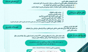 فراخوان حمایت از پژوهشگران خوش آتیه 