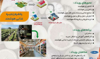 اولین رویداد هوشمندسازی زنجیره غذایی از مزرعه تا سفره
